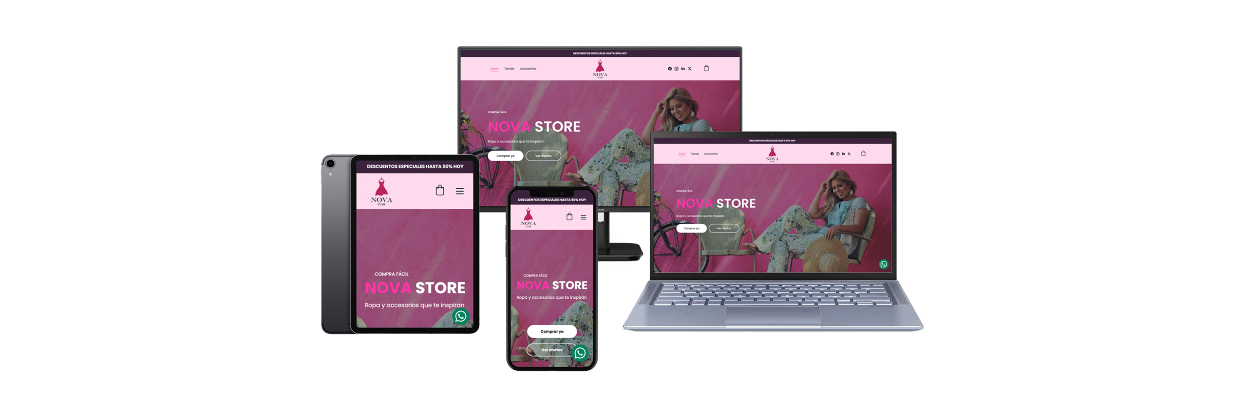 Inicio dispositivos template nova store