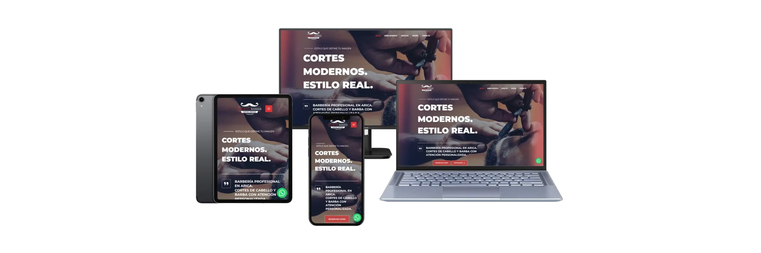 Inicio dispositivos template distrito barber